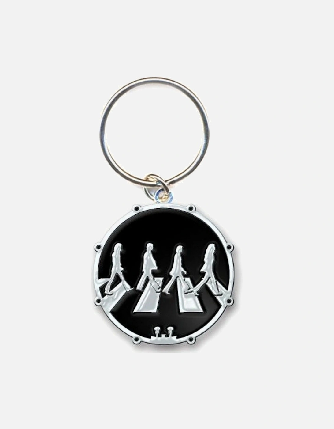 Abbey Road Crossing Chrome Keyring, 2 of 1
