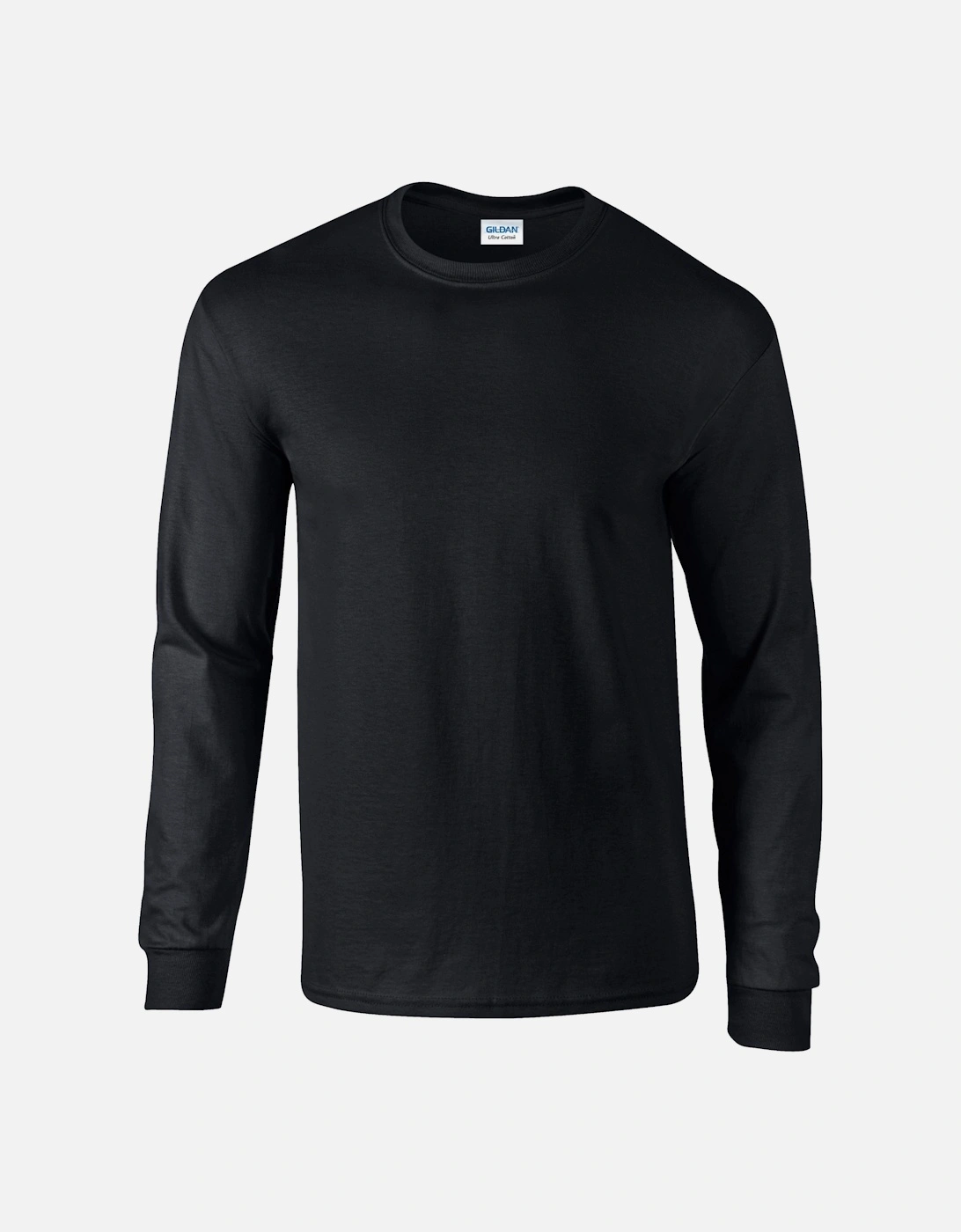 Unisex Adult Ultra Plain Cotton Long-Sleeved T-Shirt, 4 of 3
