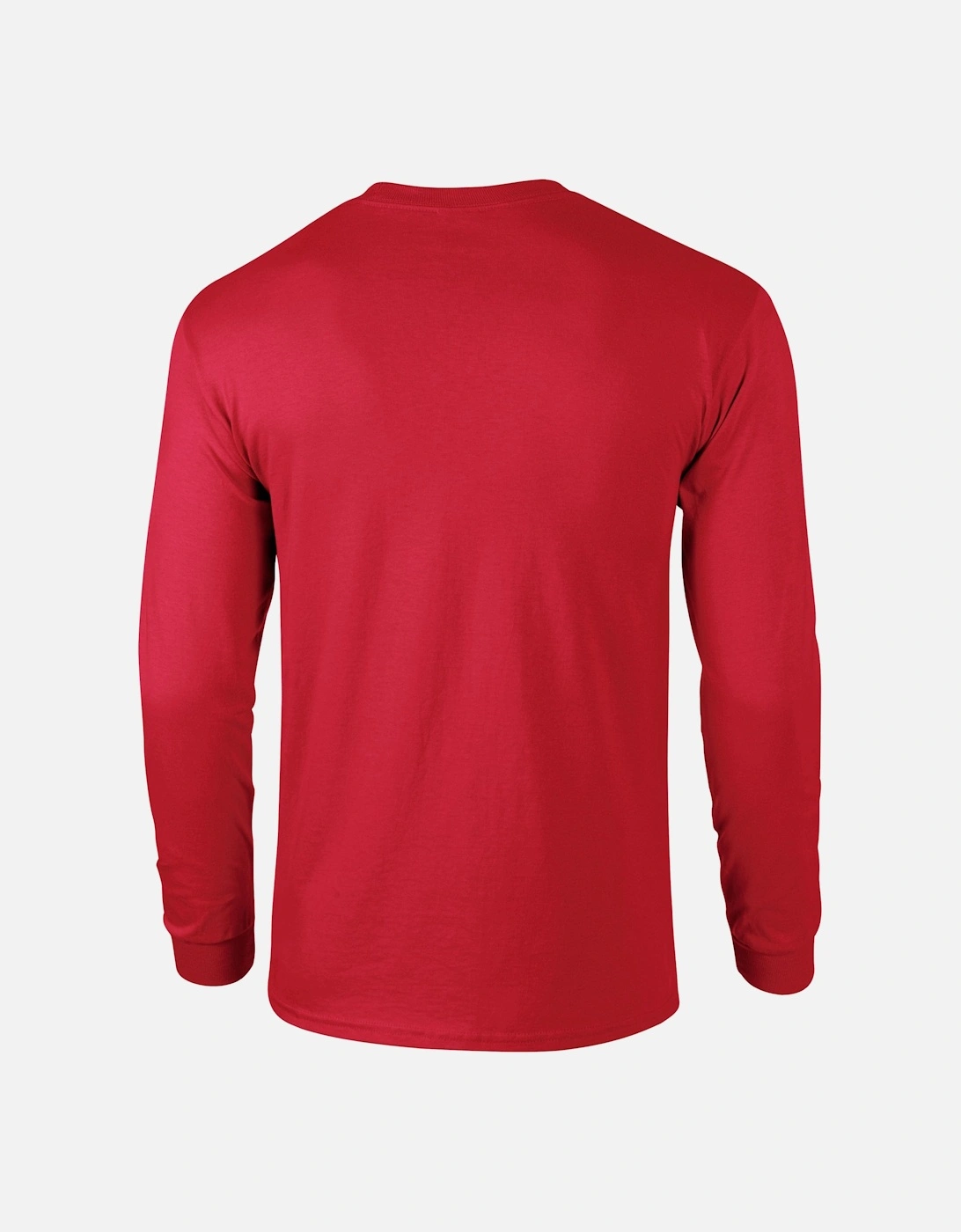 Unisex Adult Ultra Plain Cotton Long-Sleeved T-Shirt