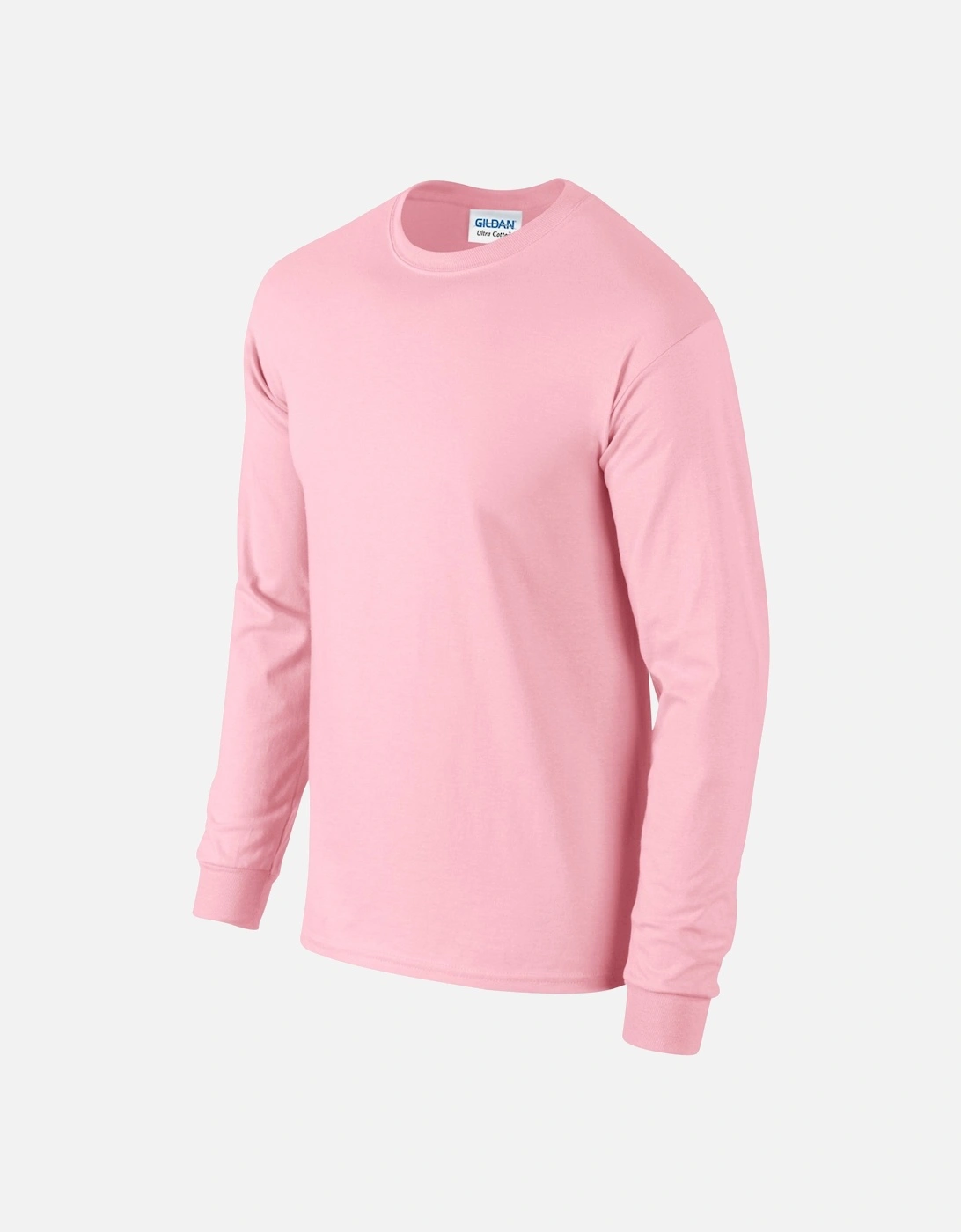 Unisex Adult Ultra Plain Cotton Long-Sleeved T-Shirt
