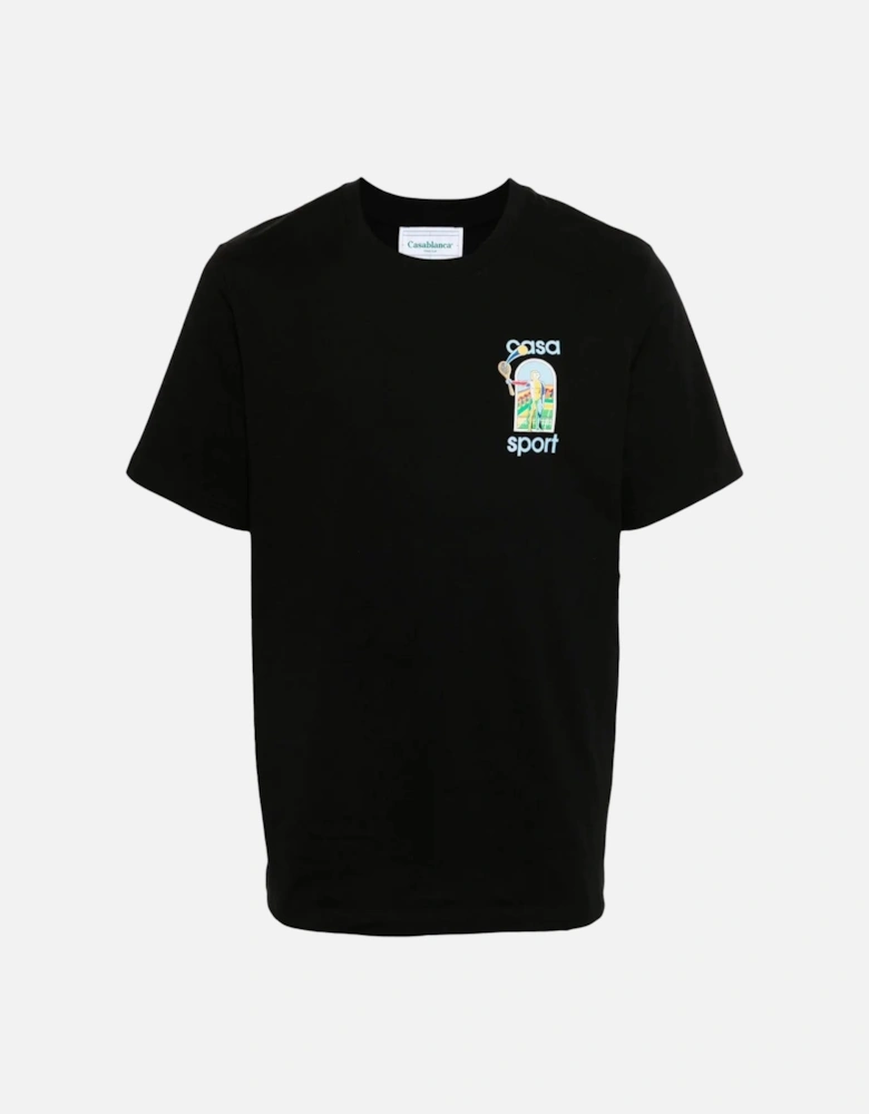 Le Jeu Colore Printed T-Shirt in Black