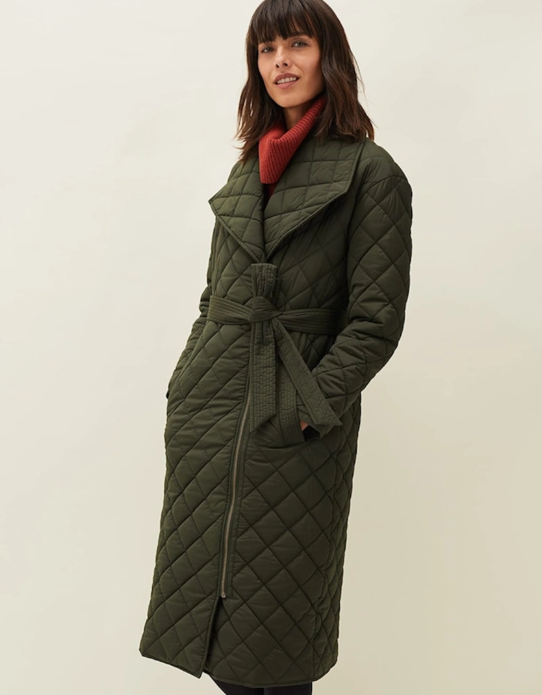 Nila Quilted Puffer Coat
