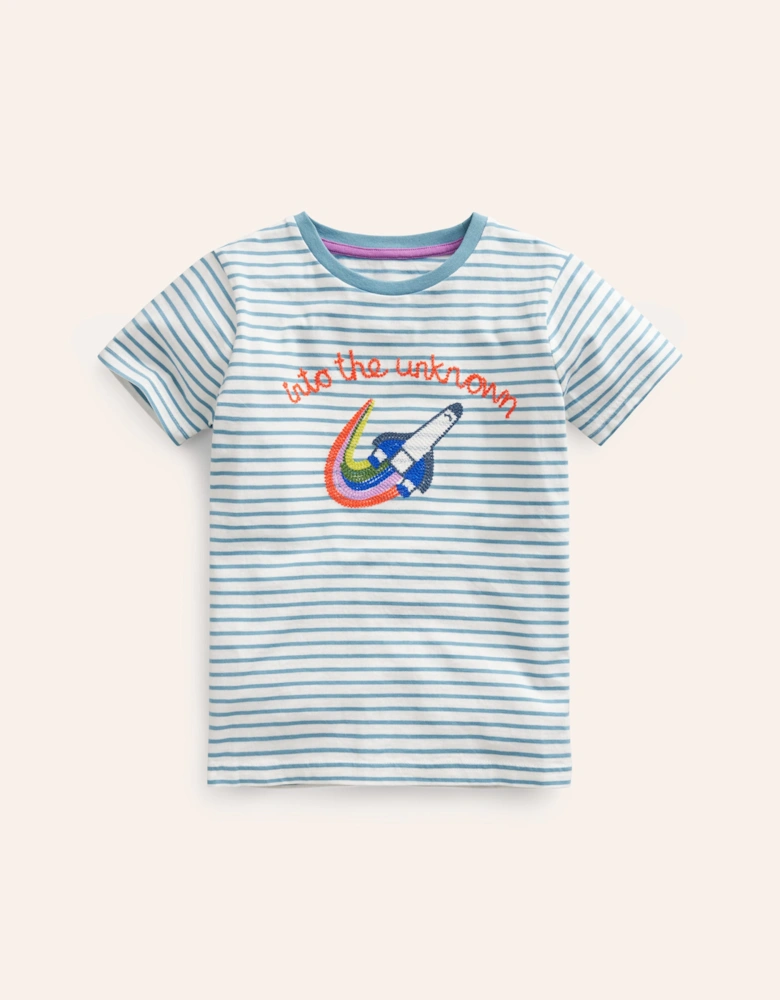 Embroidered Graphic T-shirt
