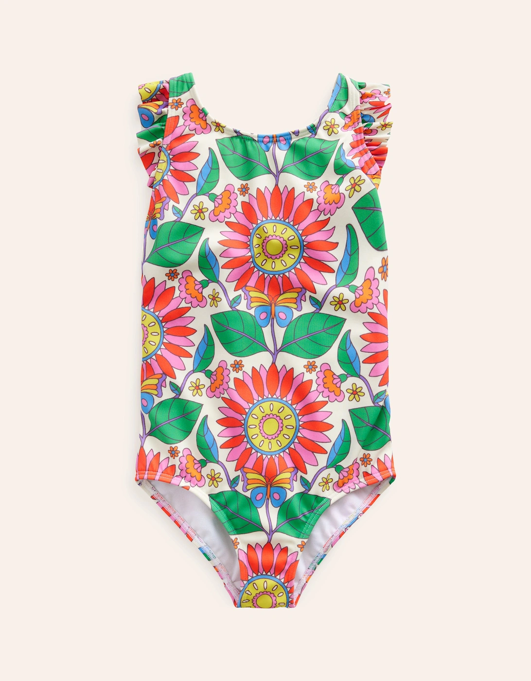 Frill Crossback Swimsuit, 2 of 1