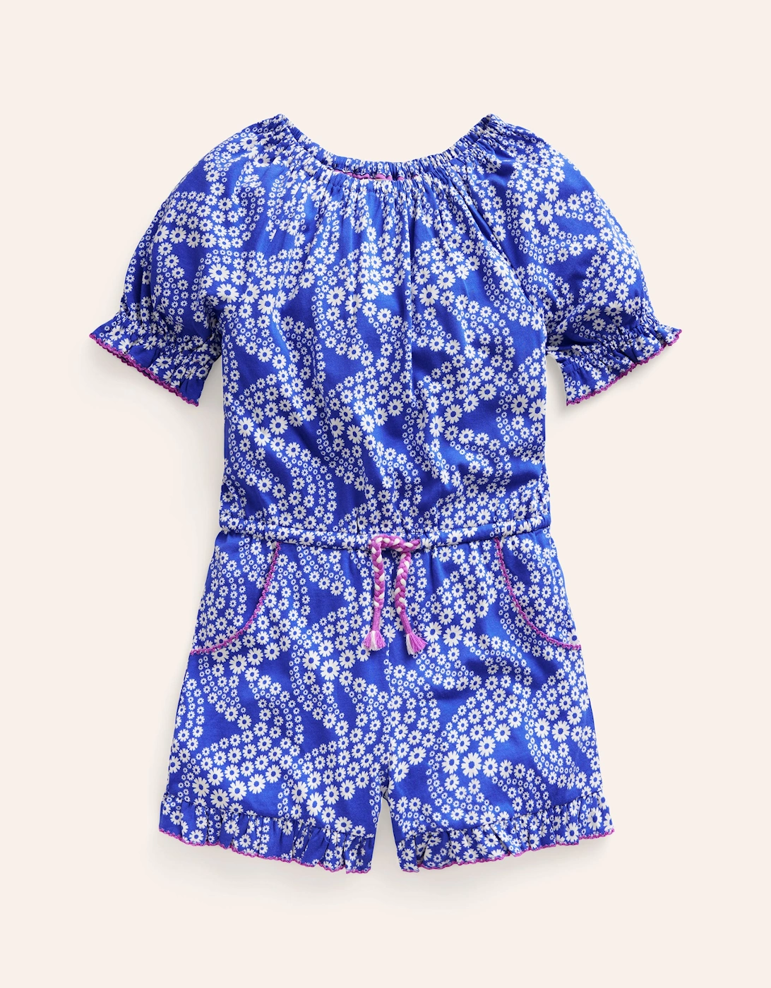 Printed Jersey Playsuit, 2 of 1