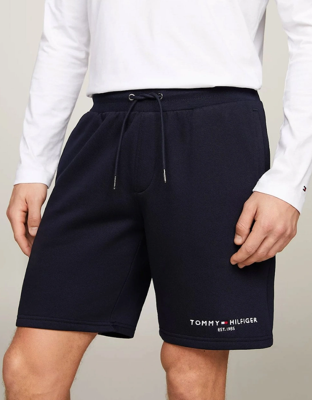 Small Tommy Logo Mens Sweat Shorts, 6 of 5
