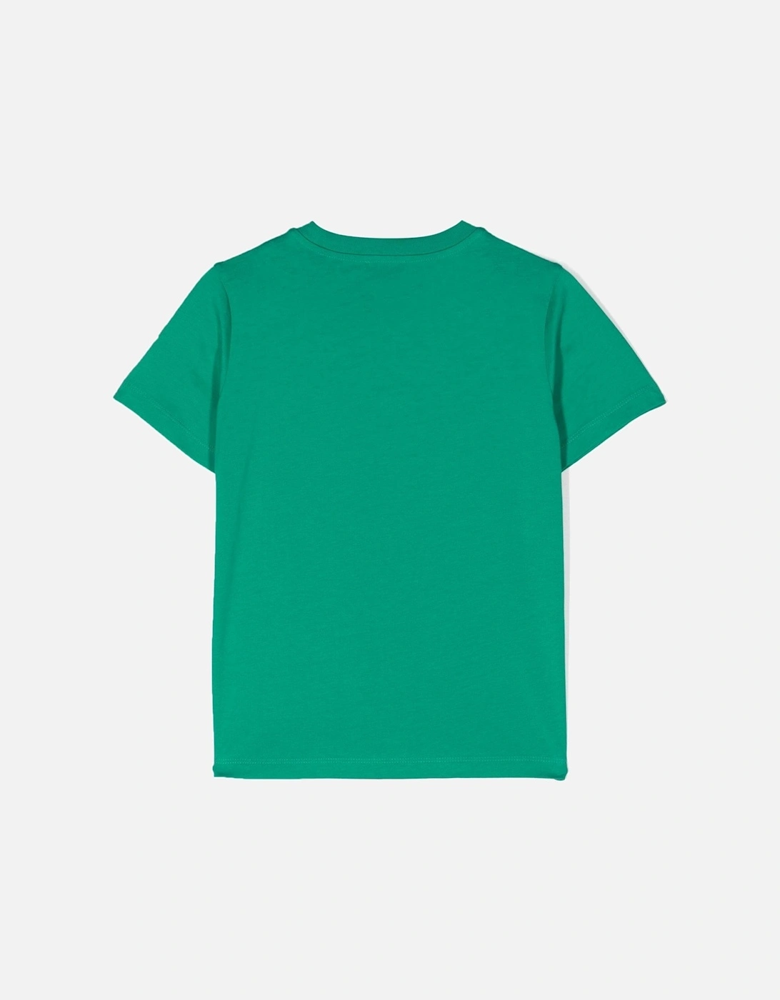 Kids Over Size Logo T-shirt Green