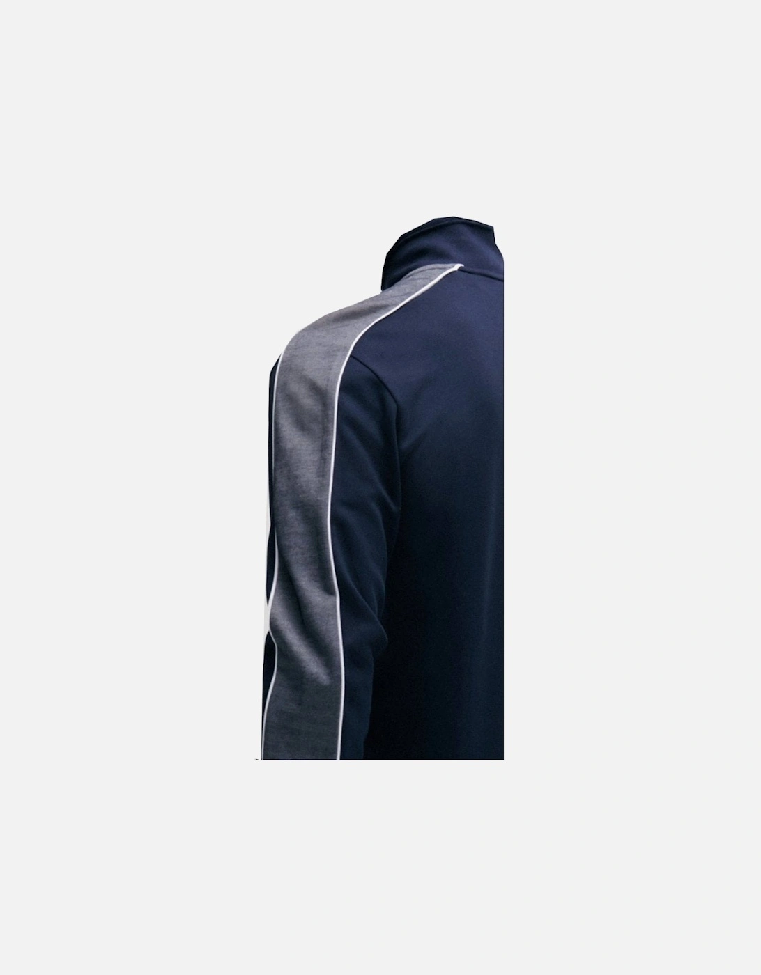 Men's Dark Blue Zip Through Tracksuit Jacket