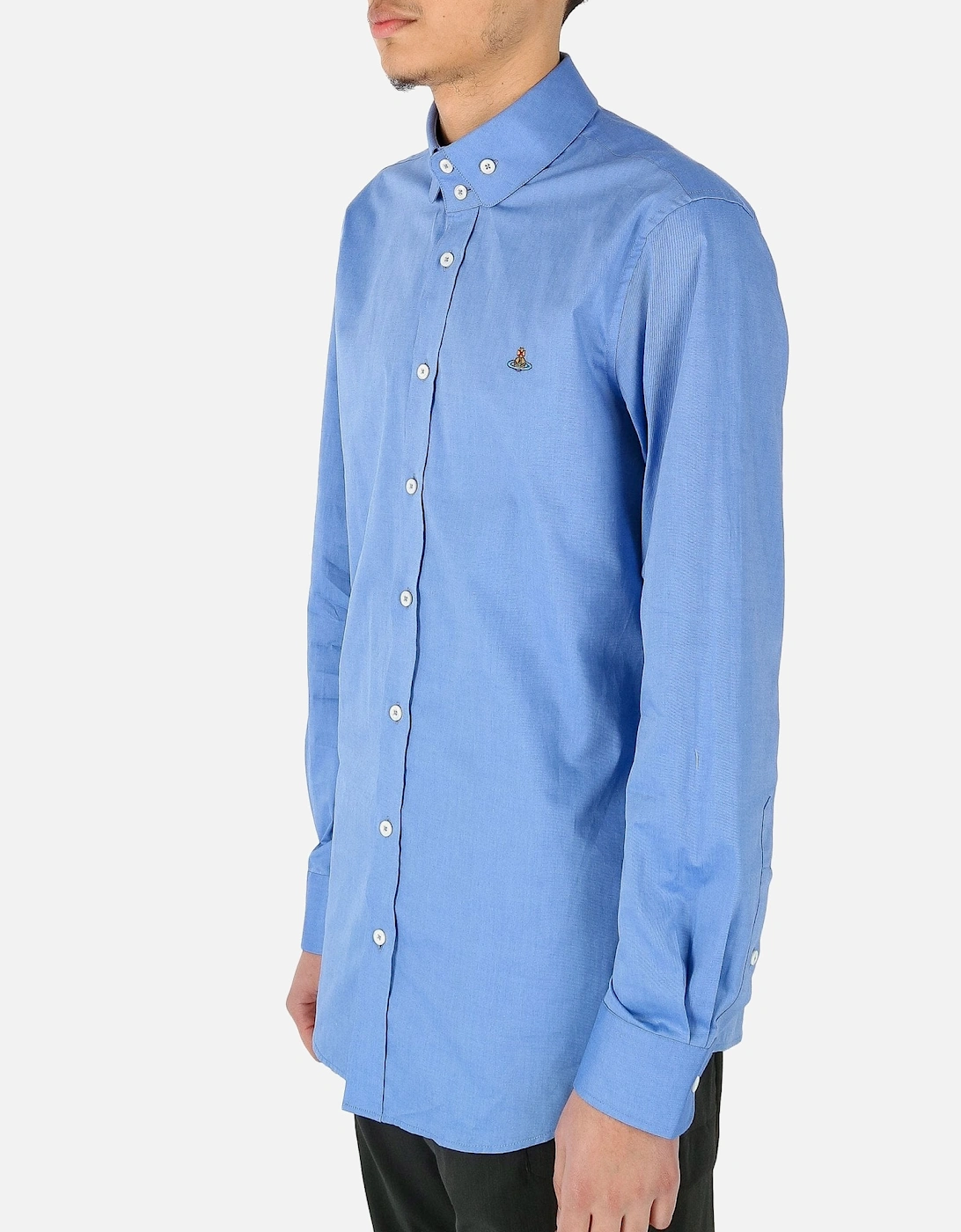 2 Button Krall Blue Shirt