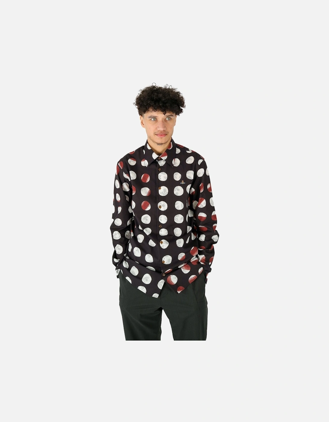 Ghost Dots & Orb Black Shirt, 5 of 4