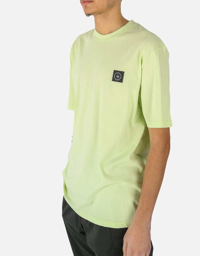 Siren Badge Logo Lime Tee