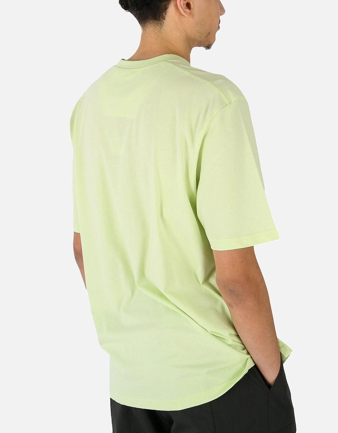 Siren Badge Logo Lime Tee