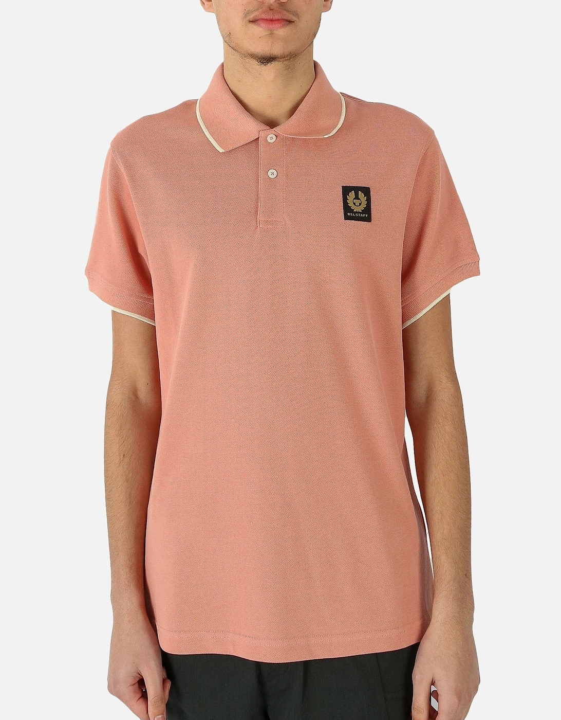 Tipped Pink Polo Shirt, 5 of 4