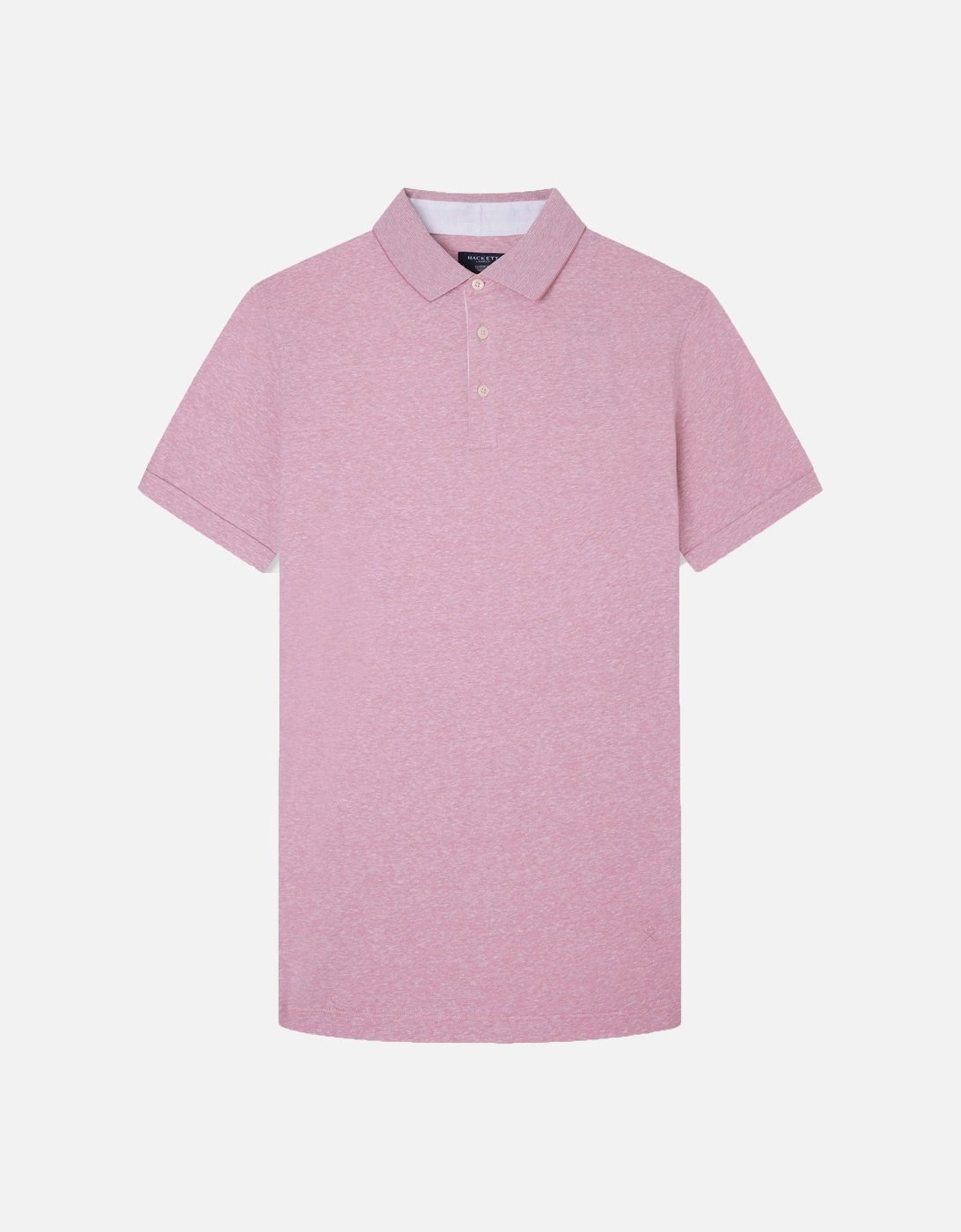 Cotton Linen Filafil Polo Shirt Pink, 5 of 4
