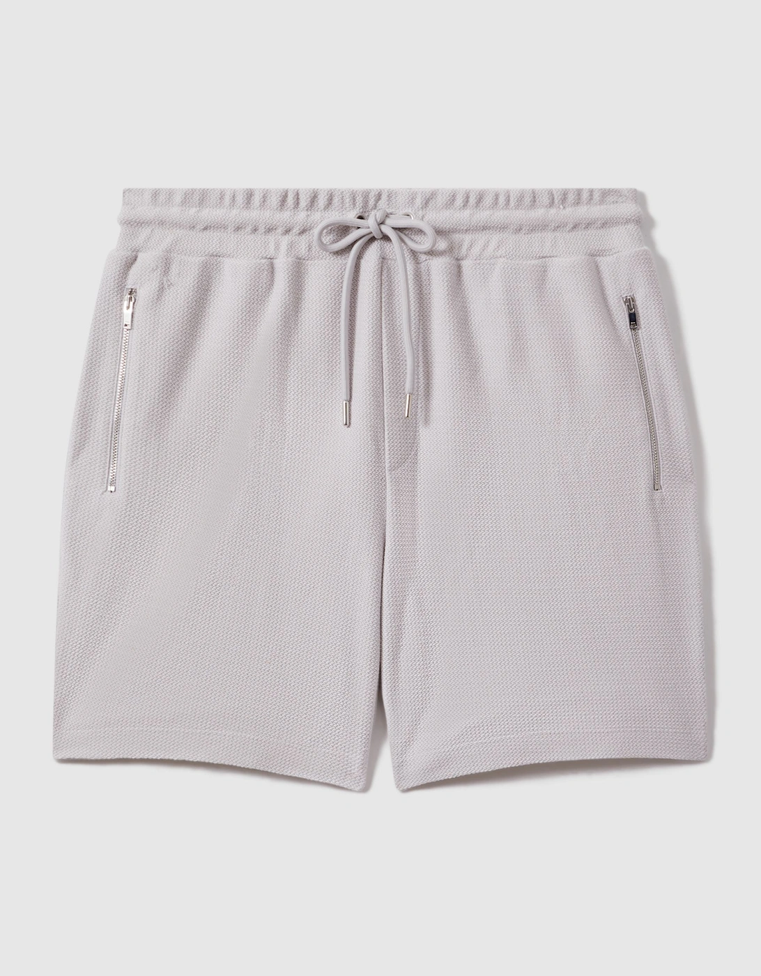 Textured Cotton Drawstring Shorts, 2 of 1