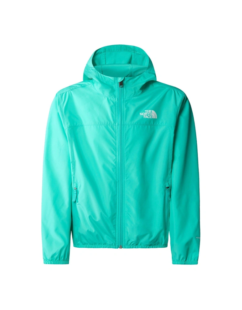 Boys Never Stop Hooded Wind Jacket - Green