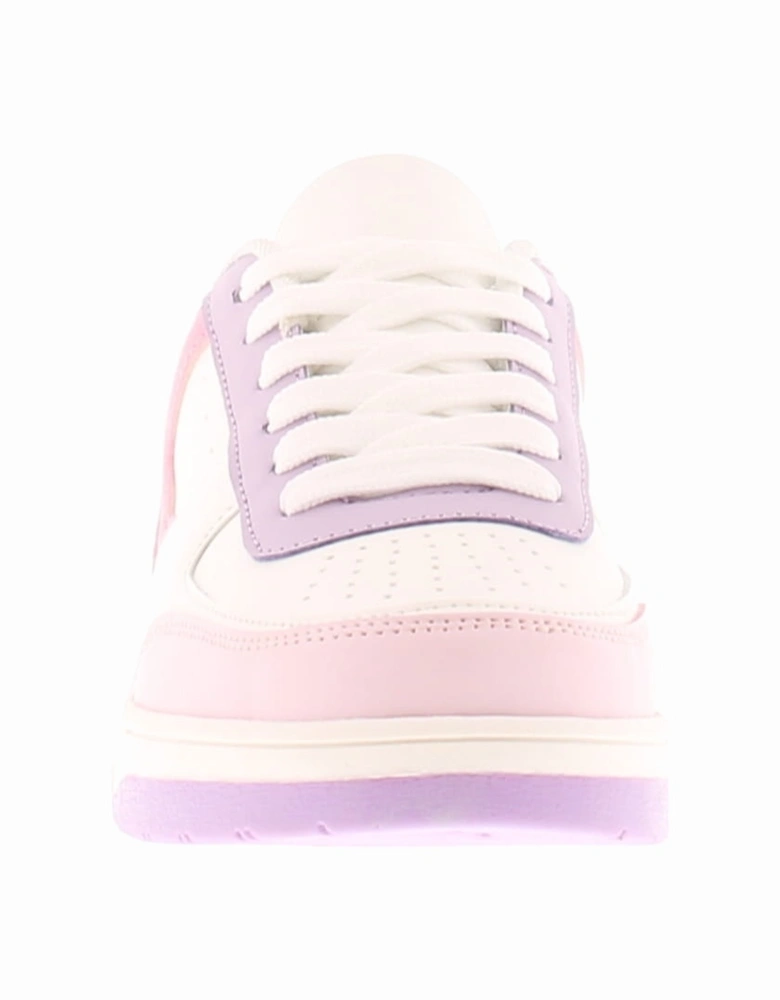 Older Girls Trainers Molly Lace Up white UK Size
