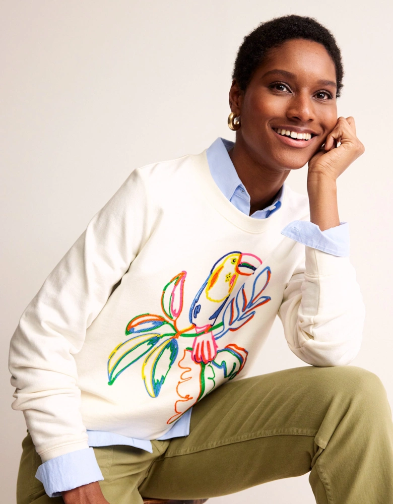 Hannah Embroidered Sweatshirt