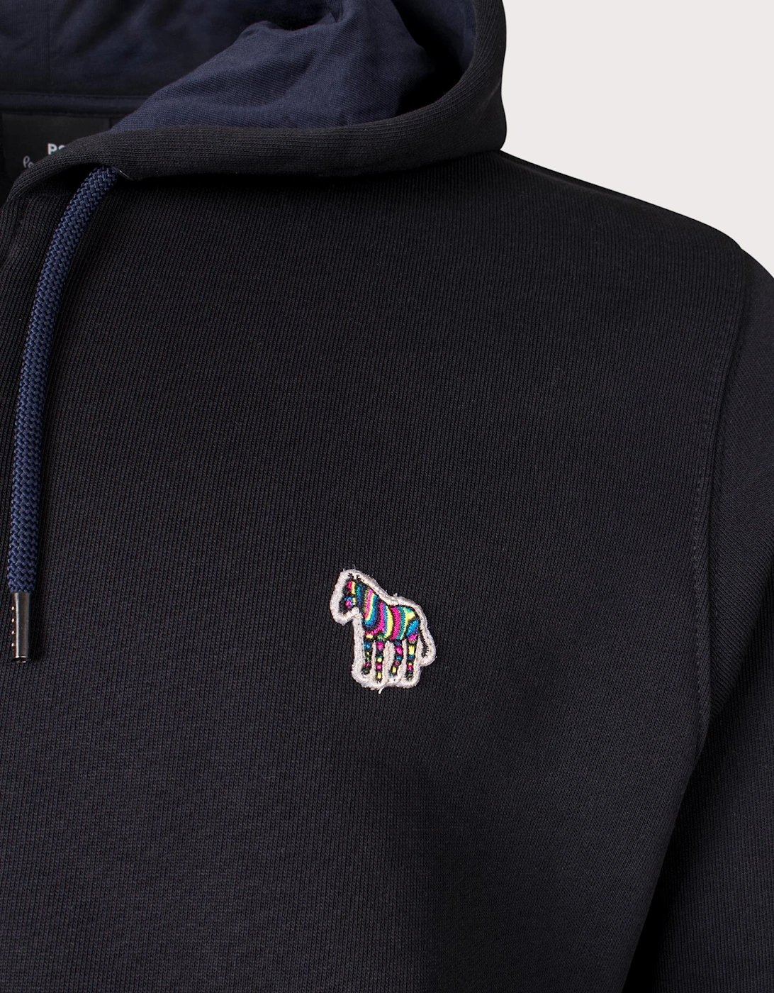 Zebra Logo Zip Through Hoodie