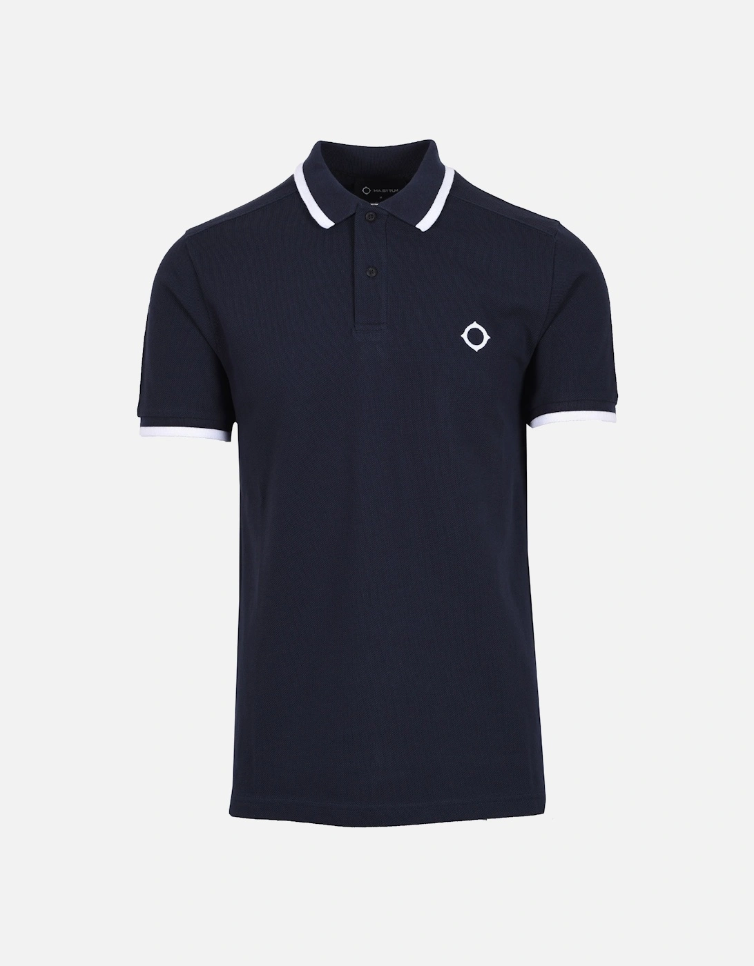 Block Tipped Polo Shirt Ink Navy, 5 of 4
