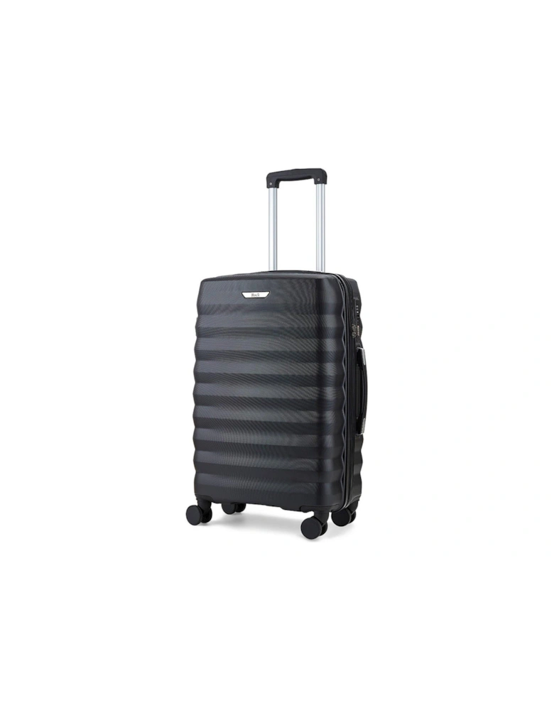 Berlin 8 Wheel Hardshell Medium Suitcase - Black