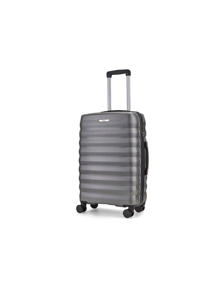 Berlin 8 Wheel Hardshell Medium Suitcase - Charcoal