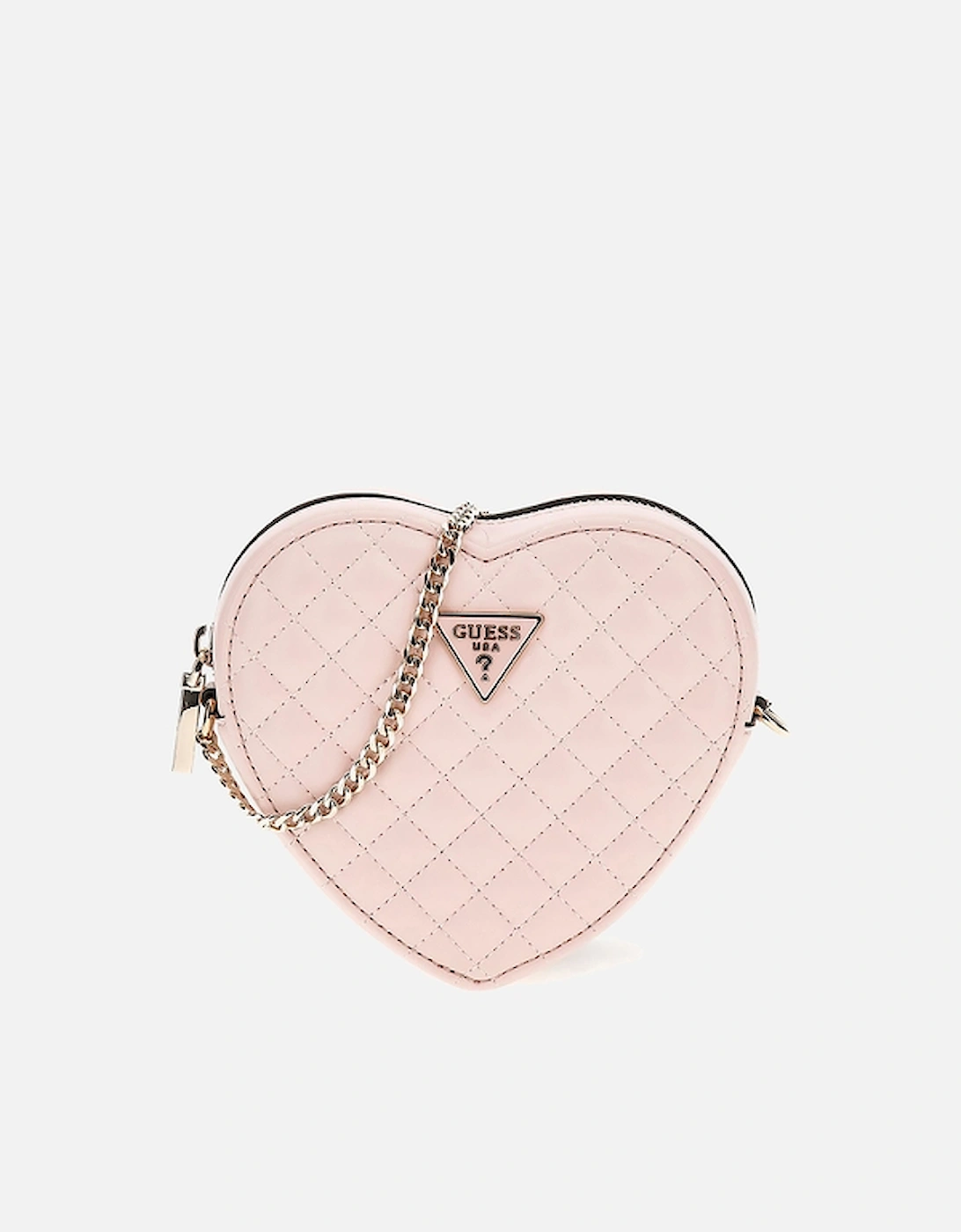 Rianee Quilted Faux Leather Heart Cross Body Bag, 2 of 1