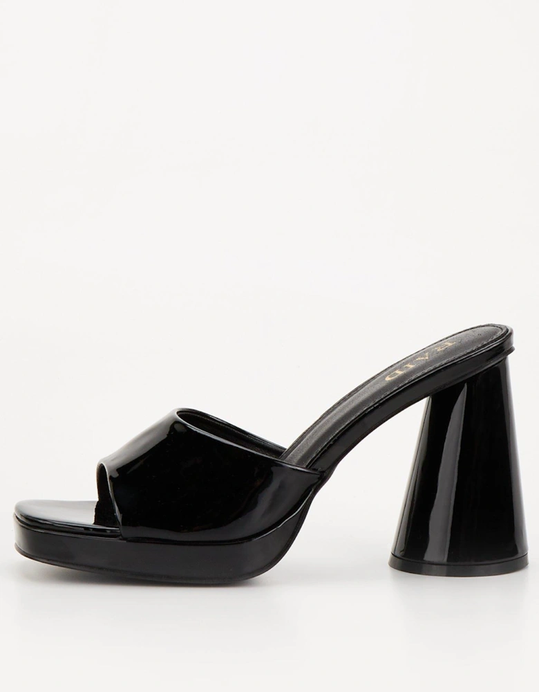 Kiko Heeled Platform Sandal - Black