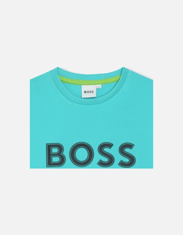 BOSS BOYS AQUA T SHIRT