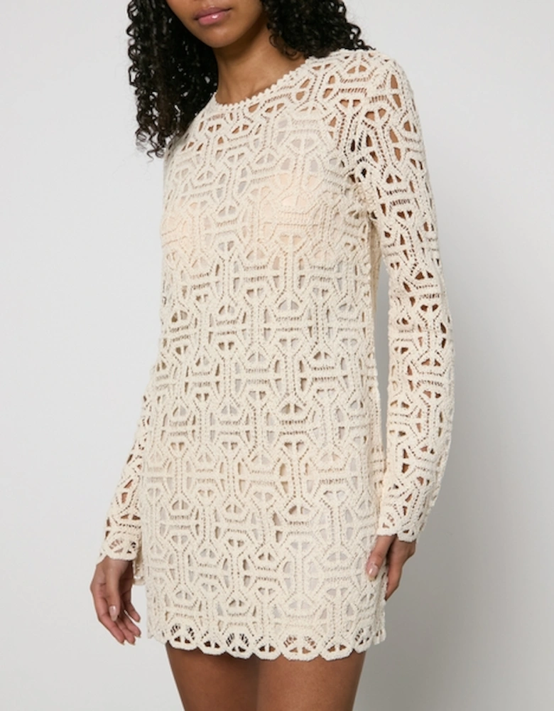 MAX&Co. Perim Macramé Mini Dress