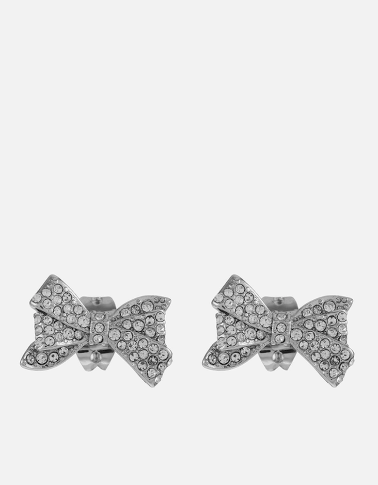Barseta Silver-Plated Bow Stud Earrings
