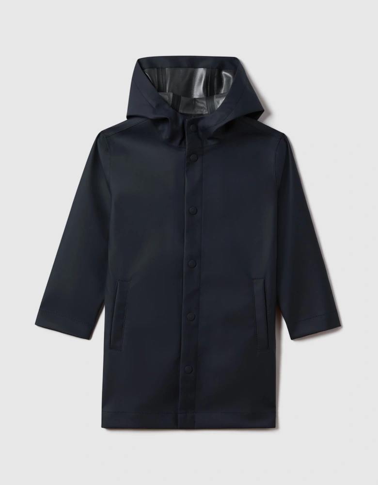 Water Repellent Hooded Coat