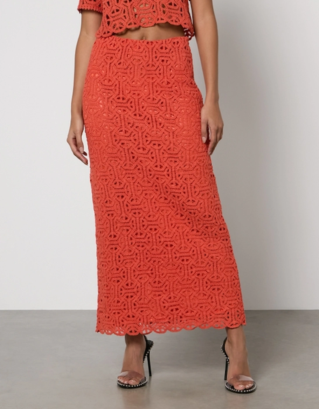 MAX&Co. Tenda Macramé Midi Skirt, 2 of 1