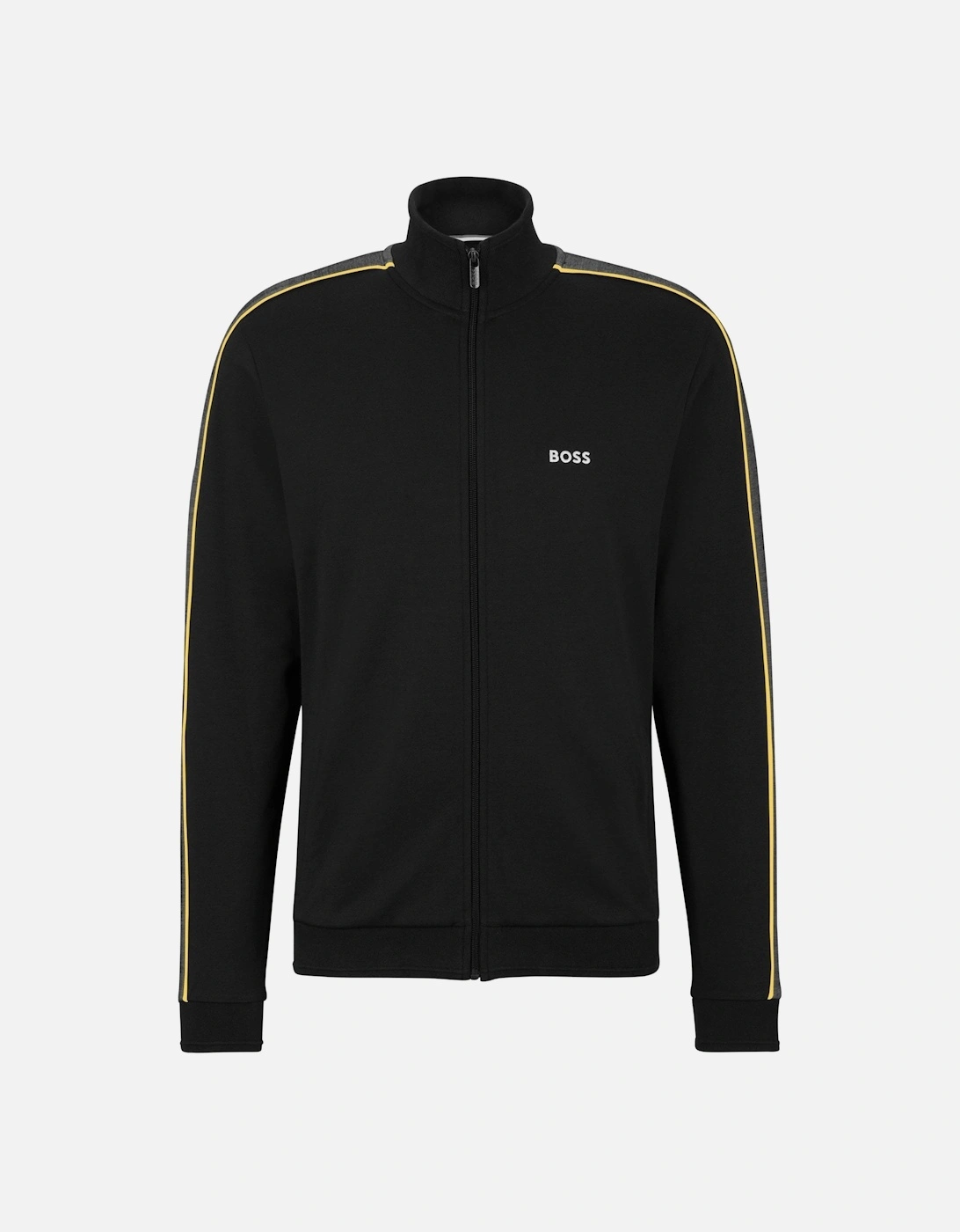 Men's Black Zip Through Tracksuit Jacket, 4 of 3