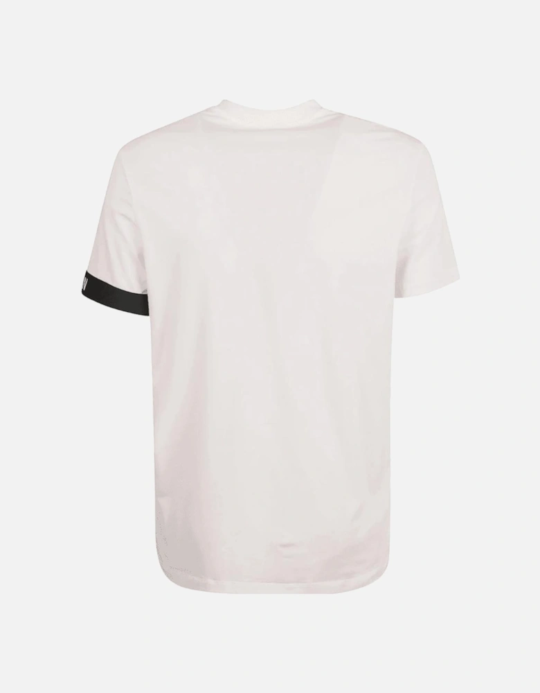 Icon Tape Logo Basic White T-Shirt