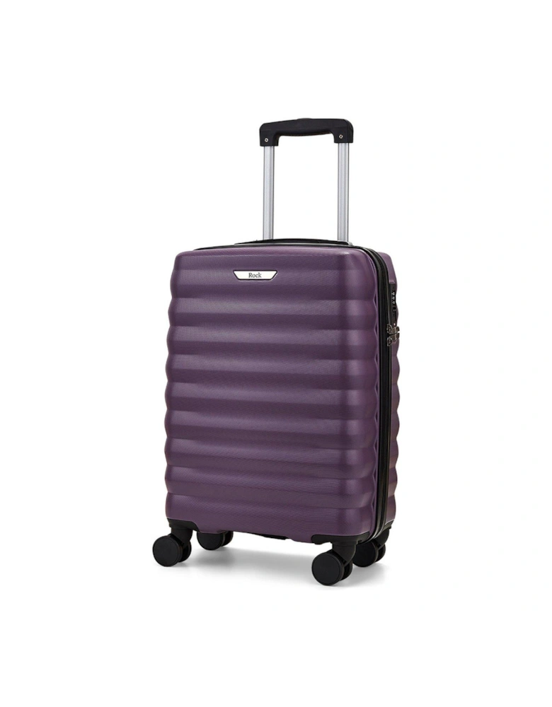 Berlin 8 Wheel Hardshell Small Cabin Suitcase - Purple
