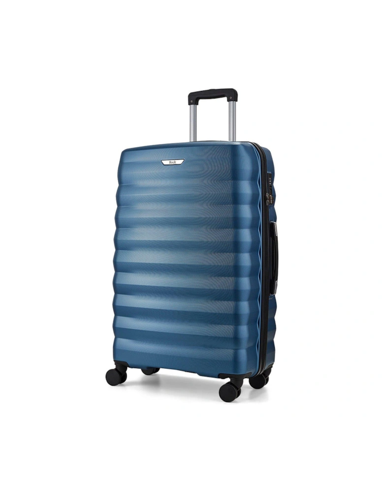Berlin 8 Wheel Hardshell Large Suitcase - Blue