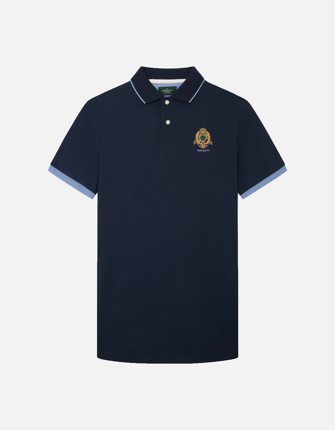 Heritage Logo Polo Shirt Navy, 4 of 3