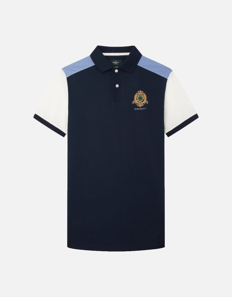 Heritage Multi Polo Shirt Navy