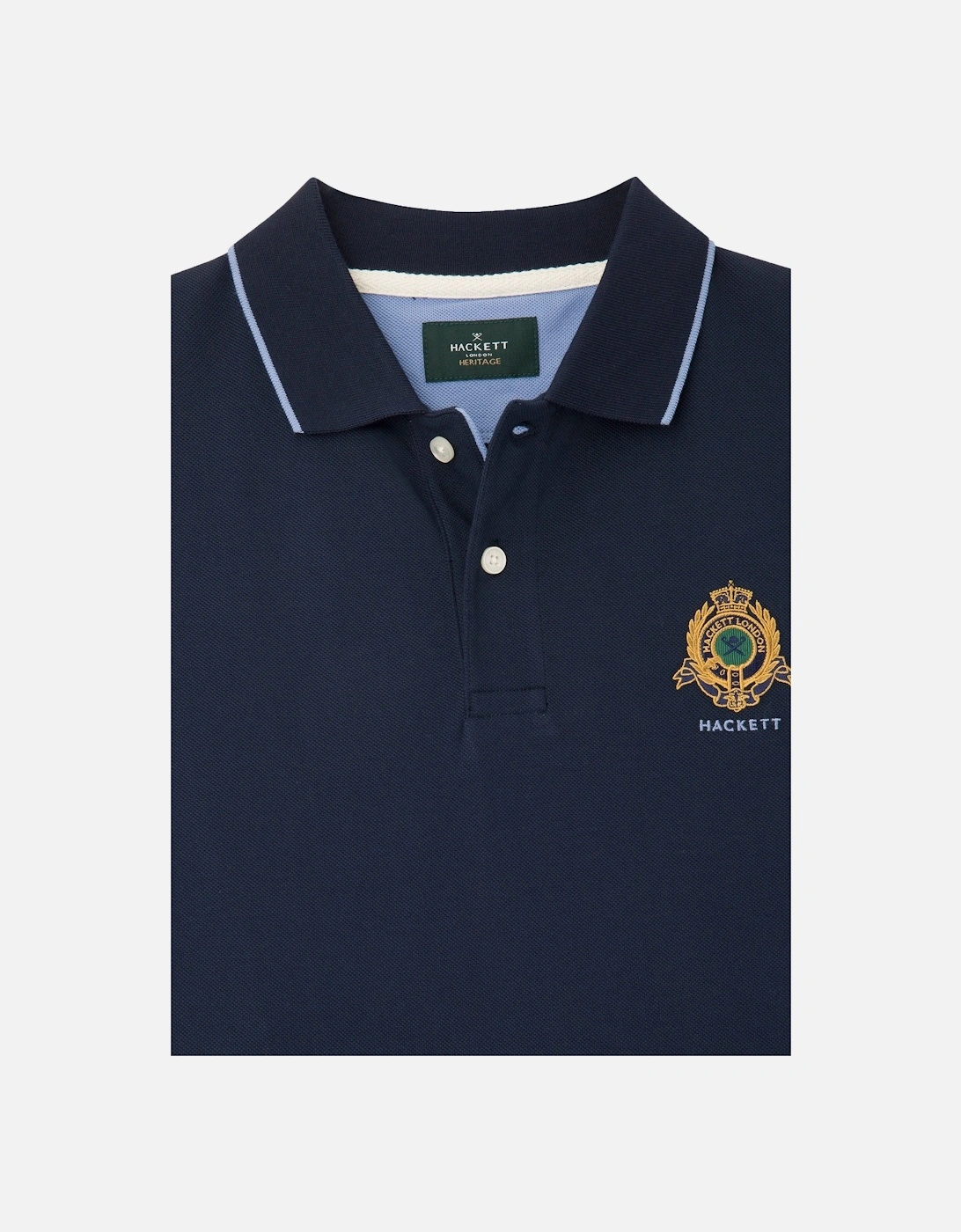 Heritage Logo Polo Shirt Navy