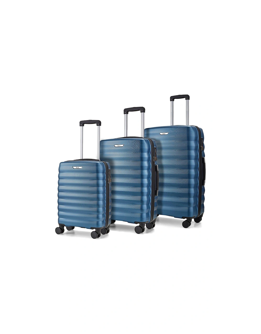Berlin 8 Wheel Hardshell 3pc Suitcase Set - Blue, 2 of 1