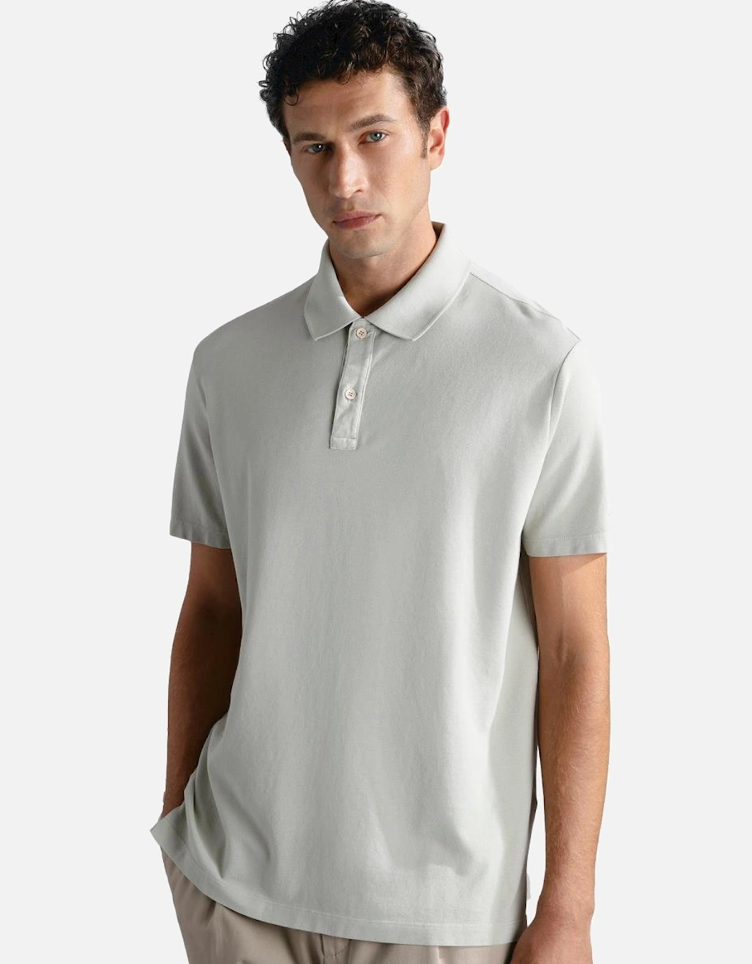 GD Pique Cotton Polo Shirt 029 Almond