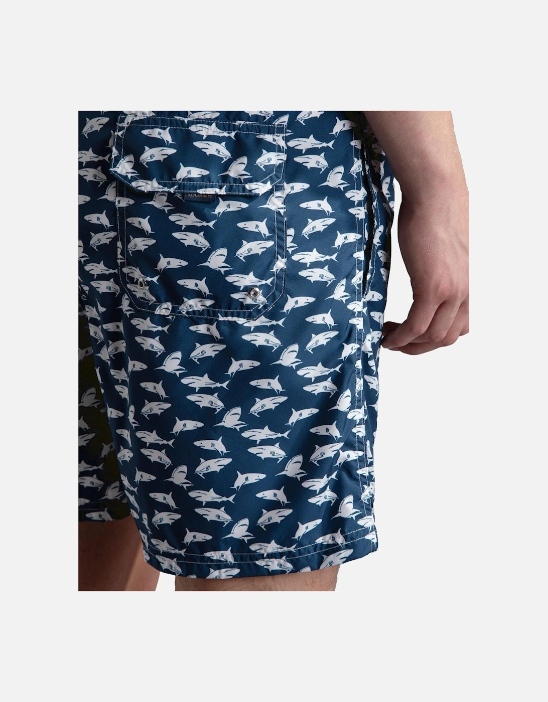 Save The Sea Swimshorts L17 Blue, 4 of 3