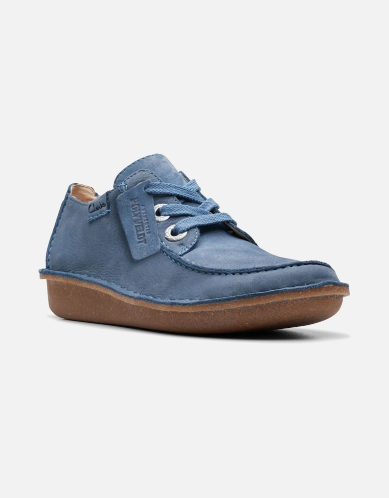 Womens Funny Dream in Blue Nubuck