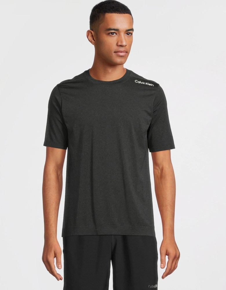 CK Sport Seamless Short Sleeve T-shirt - Black 