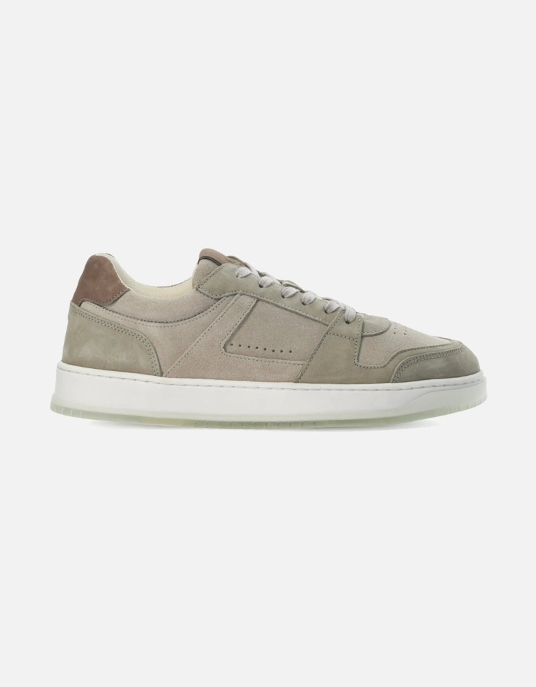 Mens Tylor - Leather Lace-Up Trainers