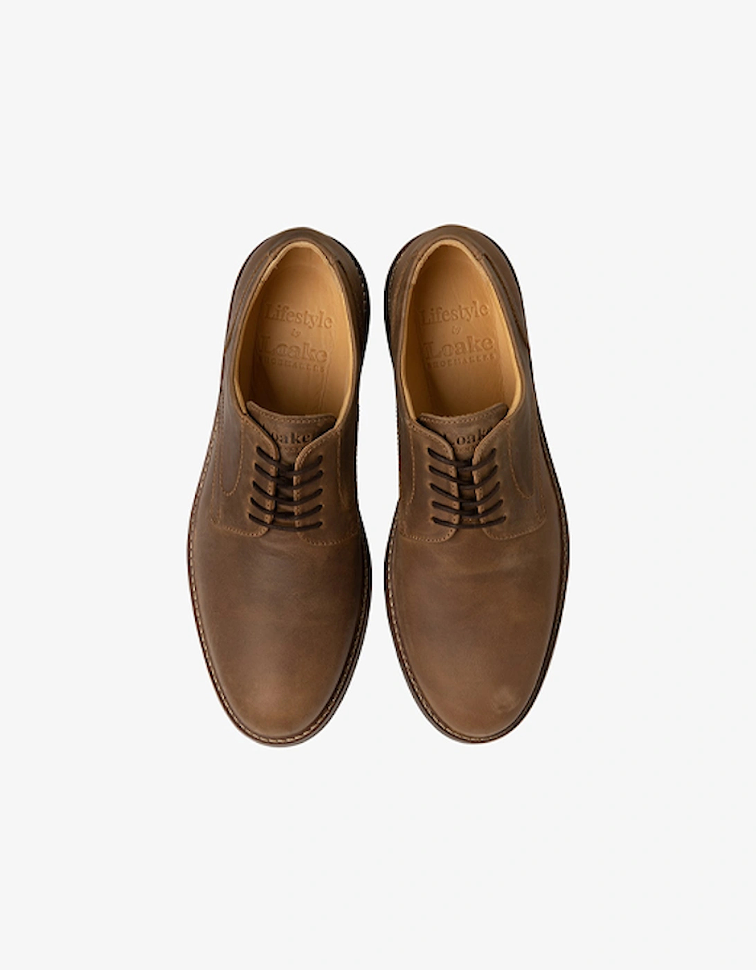 Men's Franklin Derby Plain Nubuck Brown