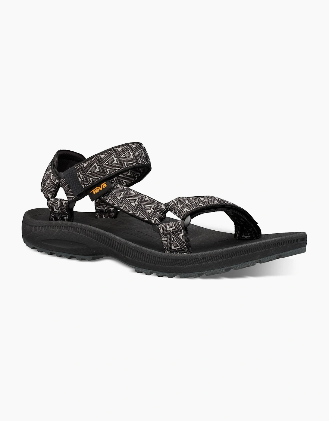 Men's Teva Mens Winsted Adjustable Walking Sandals - Black - Size, 10