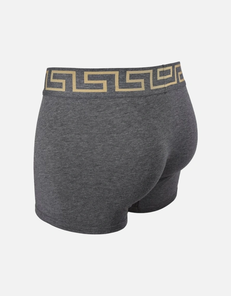 Greca Border Boxer Brief, Grey Melange