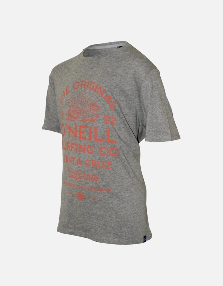 Boys The Original Crew-Neck T-Shirt, Silver Melee